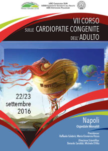 locandina VII Corso sulle cardiopatie congenite dell’adulto